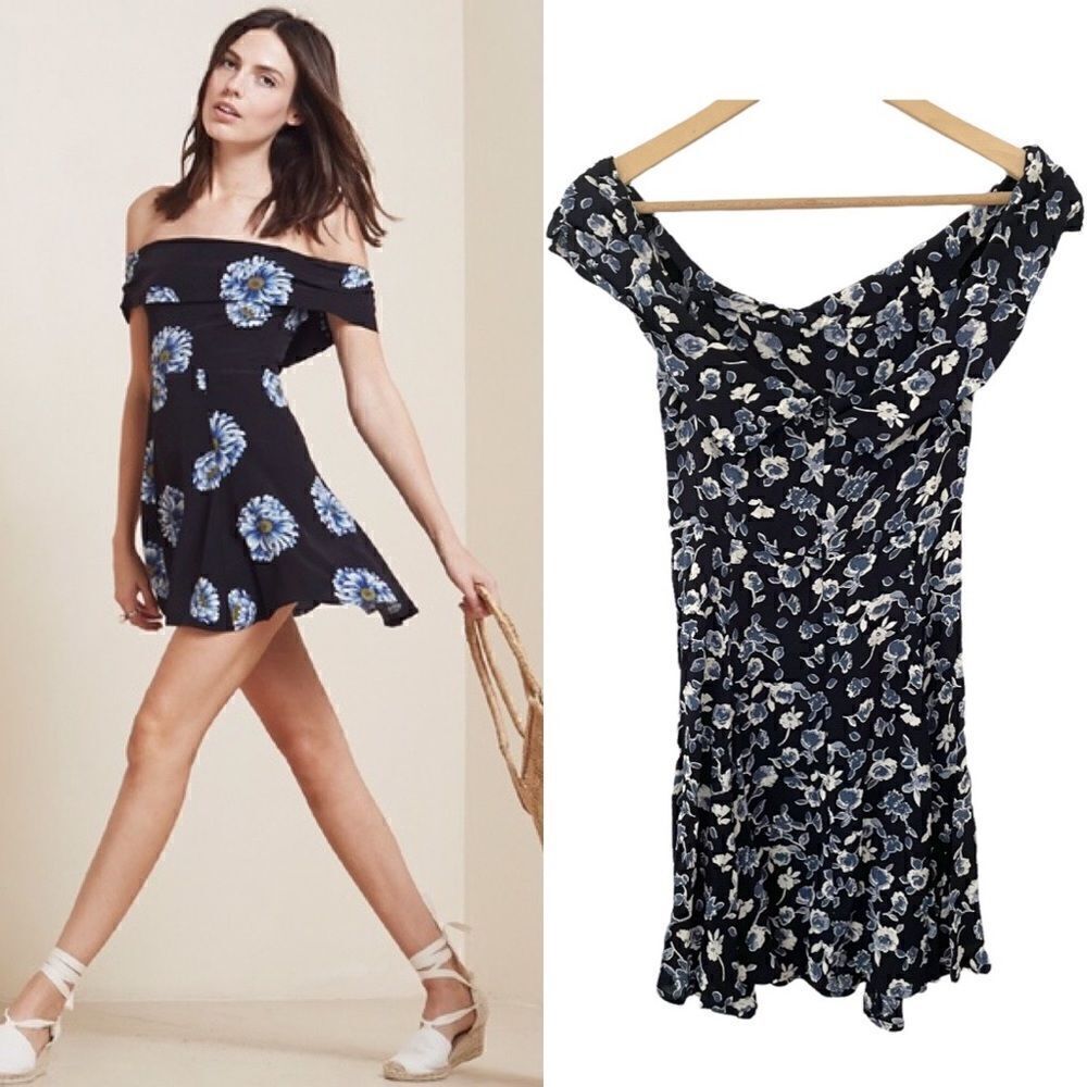Reformation Canopy Off Shoulder Dress
